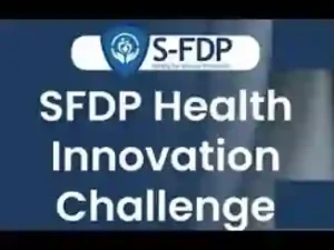 SFDP Health Innovation Challenge dashboard showing application details, timelines, and submission requirements