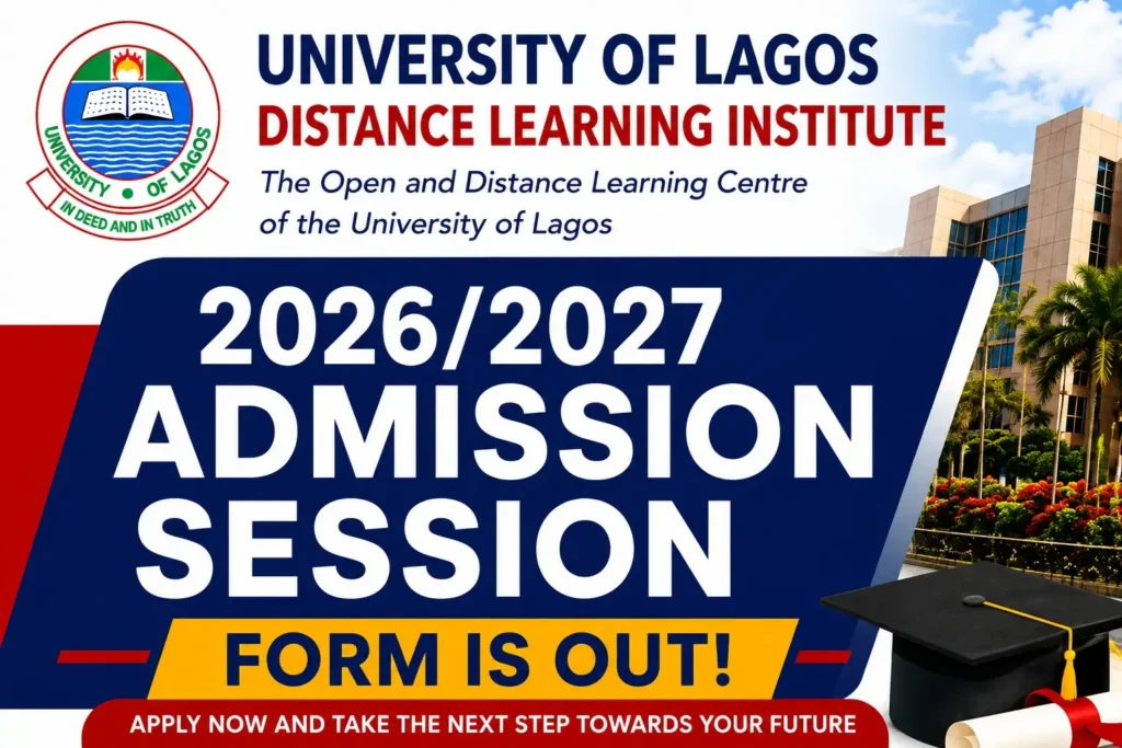 UNILAG DLI Fees 2026/2027: How Much is UNILAG Distance Learning School fees? UNILAG DLI admission requirements for 2026/2027 are out. See the O'Level requirements, Direct Entry qualifications, application fee, deadline, eligibility, and application guide.