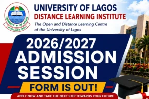 UNILAG DLI Fees 2026/2027: How Much is UNILAG Distance Learning School fees? UNILAG DLI admission requirements for 2026/2027 are out. See the O'Level requirements, Direct Entry qualifications, application fee, deadline, eligibility, and application guide.
